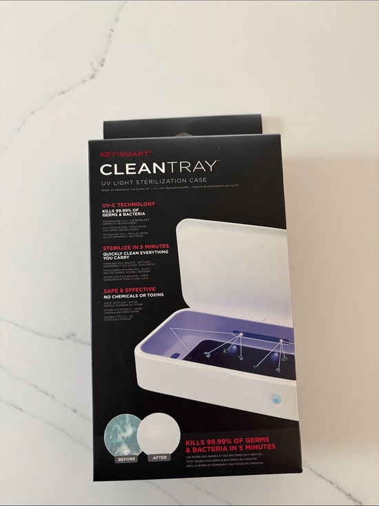 Key Smart Other - CleanTray UV Light Sterilization Case - White